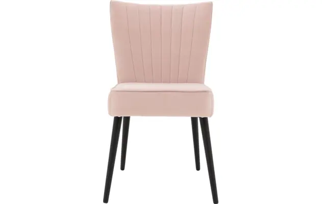 Goossens eetkamerstoel rob roze stof - 8196228-03