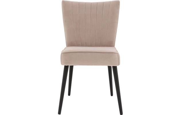 Goossens eetkamerstoel rob grijs stof - 8196231-03