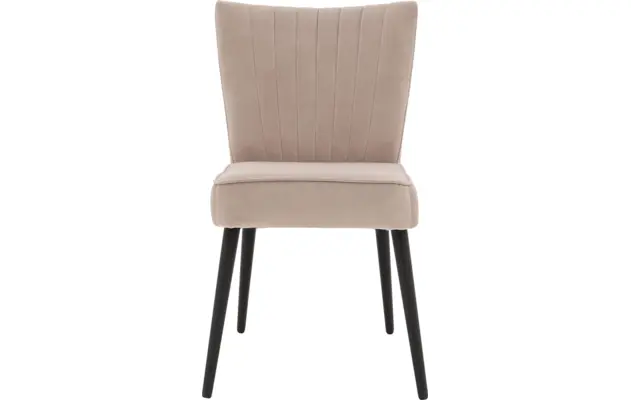 Goossens eetkamerstoel rob grijs stof - 8196231-03
