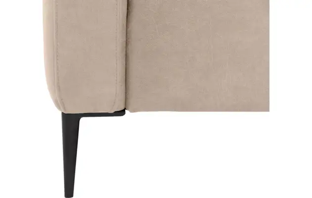 Goossens hoekbank key west beige micro leer - 8196254-403-05