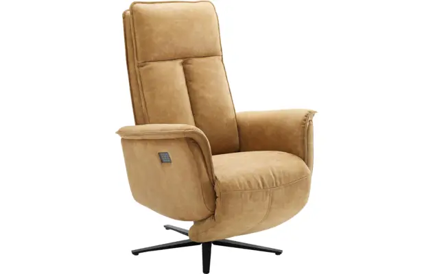 Goossens relaxstoel odyssey bruin micro leer - 8196279-01