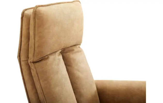 Goossens relaxstoel odyssey bruin micro leer - 8196279-07