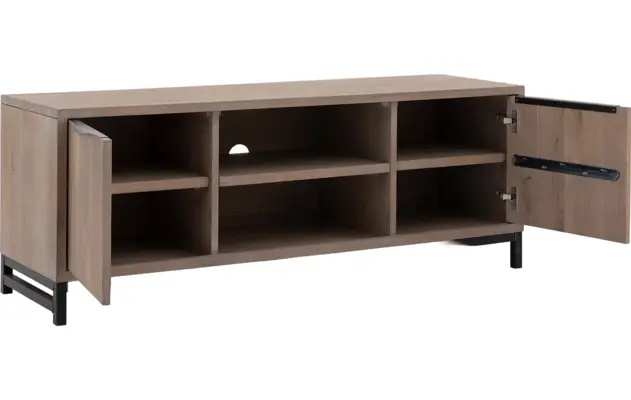 Goossens tv meubel max blank eiken - 8196342-06