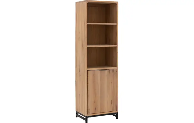 Goossens boekenkast max grijs eiken - 8196805-03