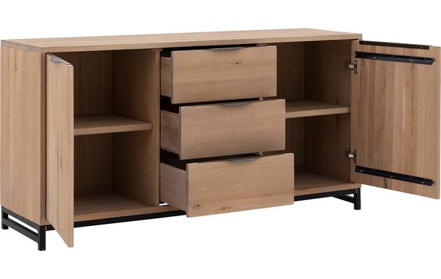 Goossens dressoir max grijs eiken - 8196806-03