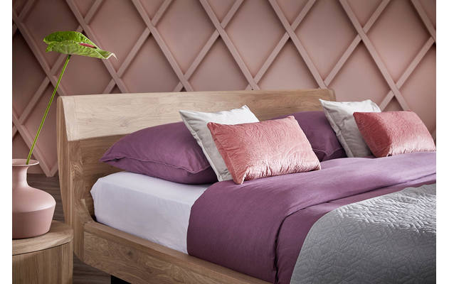 Goossens excellent bedframe denzo onbewerkt eiken - 8196842-07