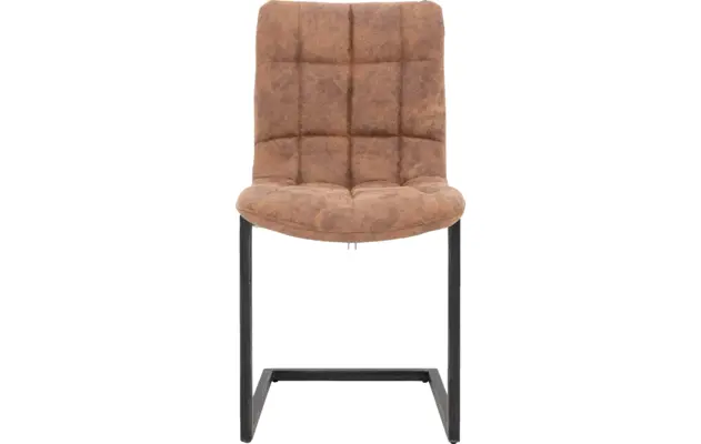 Goossens eetkamerstoel steven bruin microvezel - 8200003-01