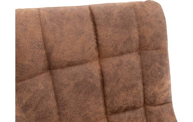 Goossens eetkamerstoel steven bruin microvezel - 8200003-06