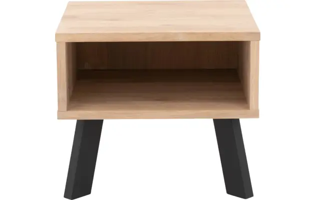 Goossens nachtkastje mud wit eiken - 8200012-1