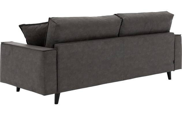 Goossens zitbank jonas grijs micro leer - 8200035-03