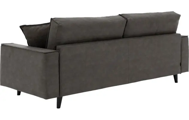 Goossens zitbank jonas grijs micro leer - 8200035-03