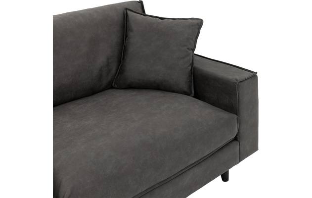 Goossens zitbank jonas grijs micro leer - 8200035-05