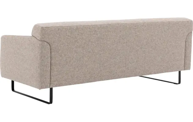Goossens excellent zitbank montreal bruin stof - 8200038-03