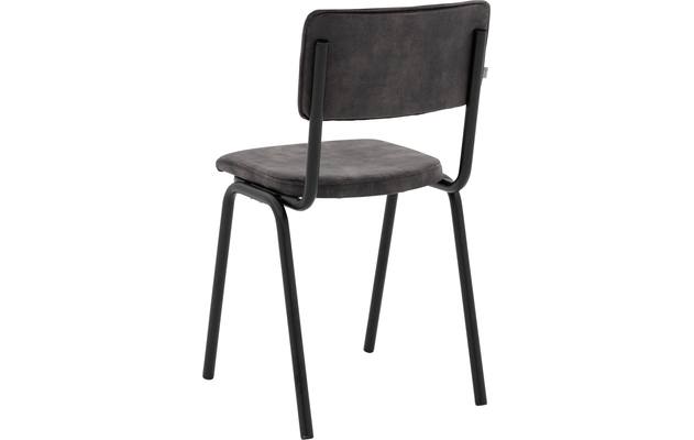 Goossens eetkamerstoel chaplin grijs stof - 8200075-03