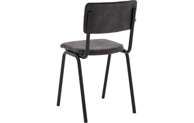 Goossens eetkamerstoel chaplin grijs stof - 8200075-03