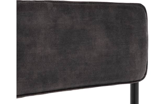 Goossens eetkamerstoel chaplin grijs stof - 8200075-06