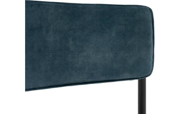 Goossens eetkamerstoel chaplin blauw stof - 8200077-06