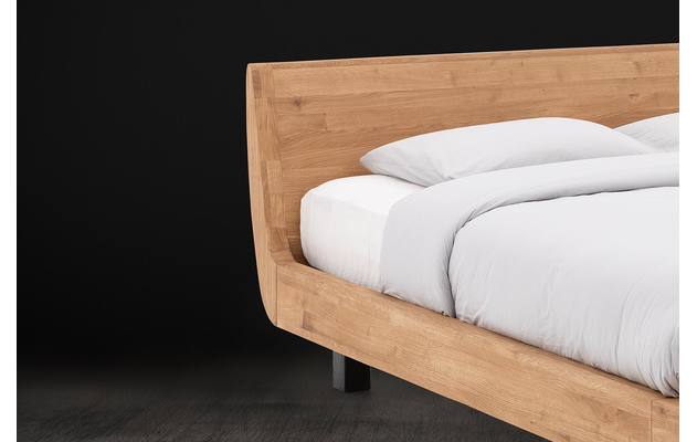 Goossens excellent bedframe denzo blank eiken - 8200340-01a