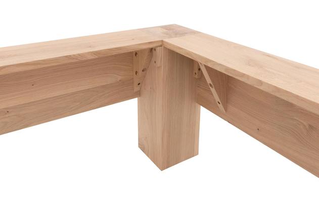 Goossens excellent bedframe duo onbewerkt eiken - 8200344-10