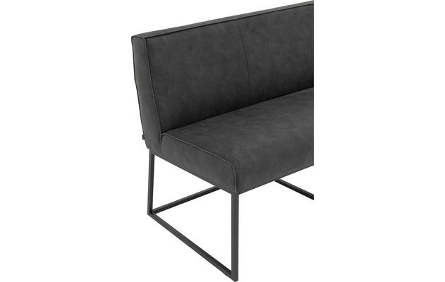 Goossens excellent eetkamerbank tom grijs micro leer - 8200373-04
