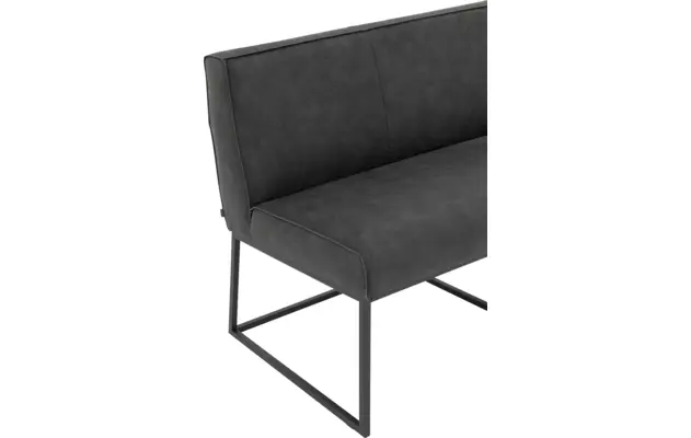 Goossens excellent eetkamerbank tom grijs micro leer - 8200373-04