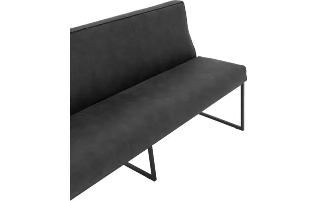 Goossens excellent eetkamerbank tom grijs micro leer - 8200373-05