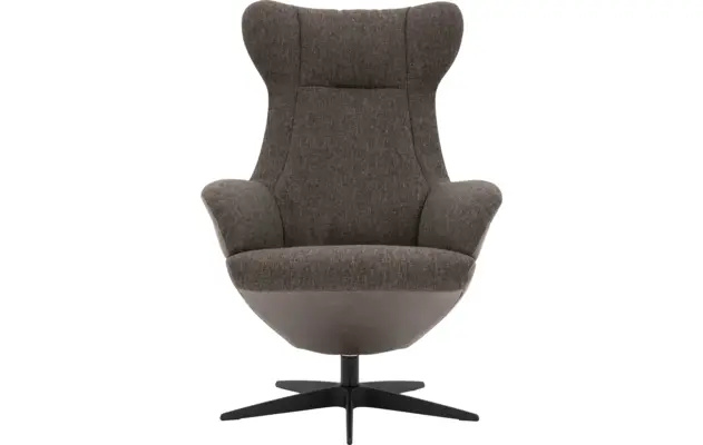 Goossens excellent relaxstoel avec grijs leer - 8200440-01