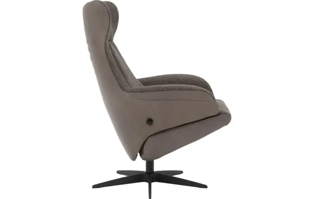 Goossens excellent relaxstoel avec grijs leer - 8200440-06