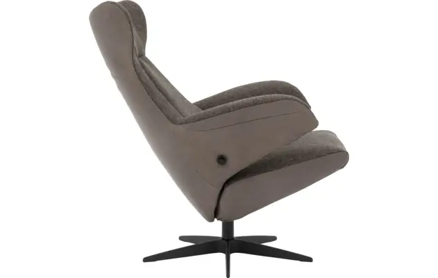 Goossens excellent relaxstoel avec grijs leer - 8200440-07