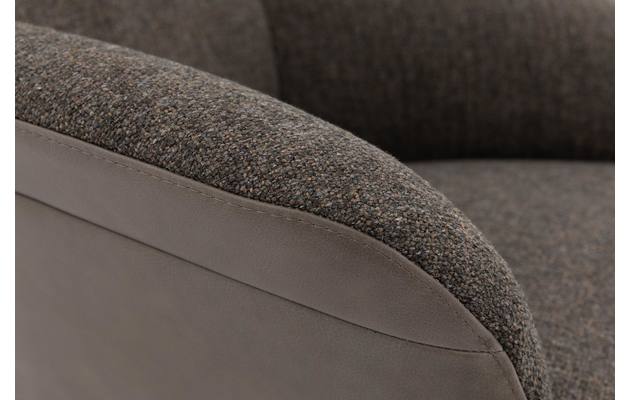 Goossens excellent relaxstoel avec grijs leer - 8200440-12