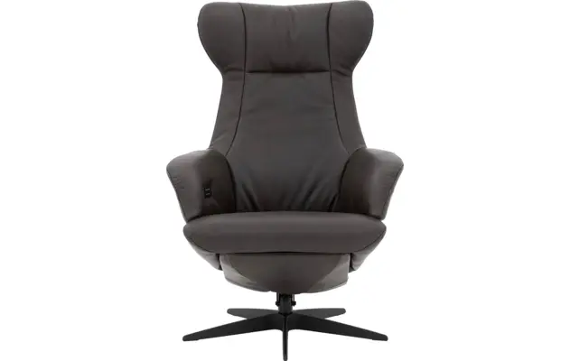 Goossens excellent relaxstoel avec grijs leer - 8200442-01