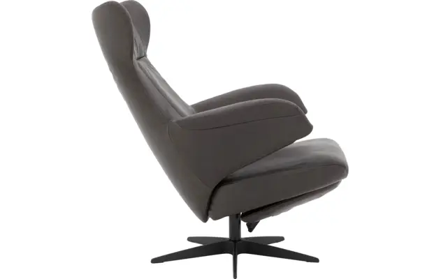Goossens excellent relaxstoel avec grijs leer - 8200442-06