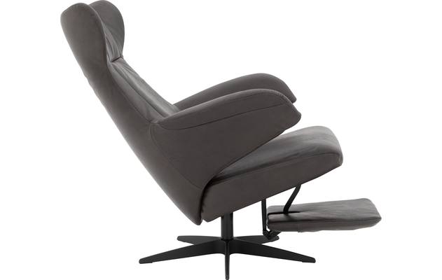 Goossens excellent relaxstoel avec grijs leer - 8200442-07