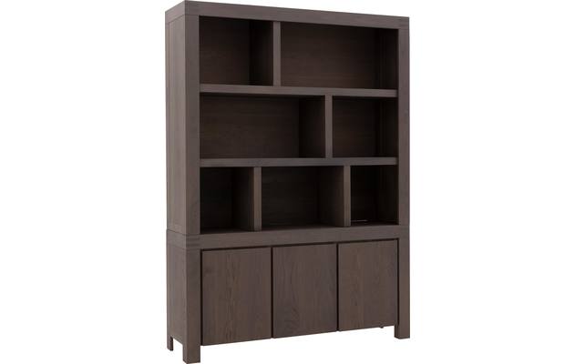 Goossens buffetkast clear donker bruin eiken - 8200699-2