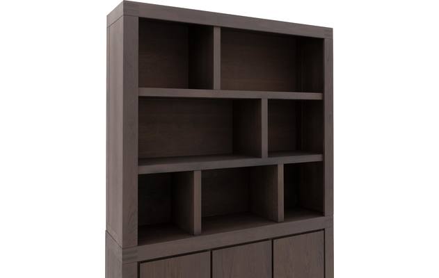 Goossens buffetkast clear donker bruin eiken - 8200699-5