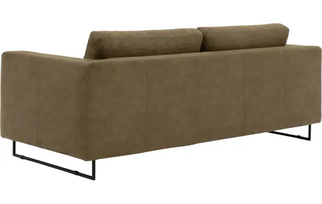Goossens excellent zitbank jovani groen micro leer - 8201321-3