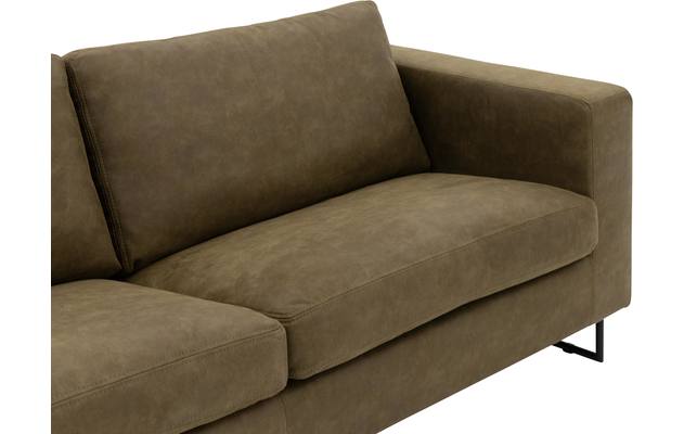 Goossens excellent zitbank jovani groen micro leer - 8201321-4
