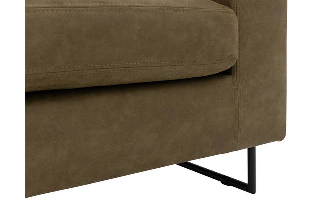 Goossens excellent zitbank jovani groen micro leer - 8201321-5