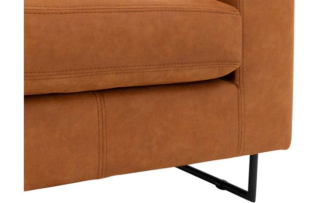 Goossens excellent fauteuil jovani bruin micro leer - 8201322-6