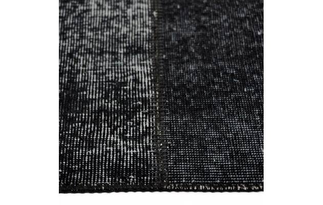 Goossens eco vloerkleed lancet zwart wol - 8201348-02
