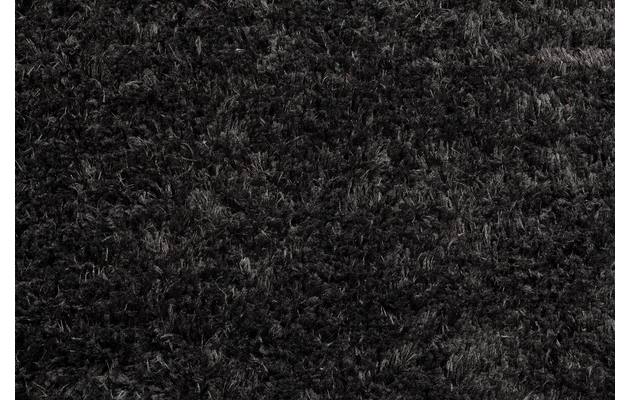 Goossens basic vloerkleed liseen zwart polyester - 8201371-04