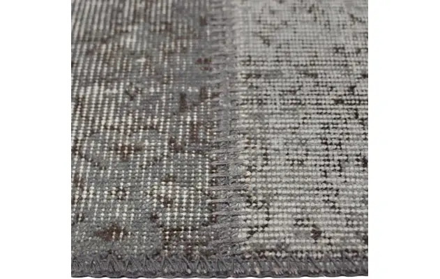 Goossens eco vloerkleed lancet grijs wol - 8201373-02