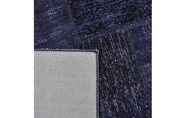 Goossens eco vloerkleed lancet blauw wol - 8201377-01