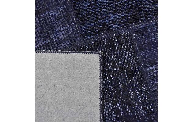 Goossens eco vloerkleed lancet blauw wol - 8201377-02