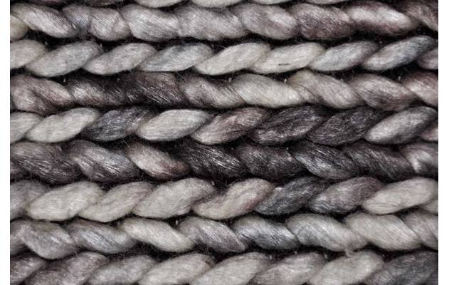 Goossens eco vloerkleed rif bruin wol - 8201424-02