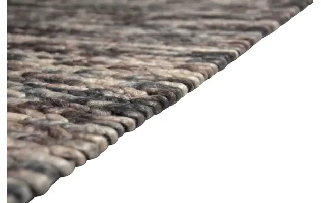 Goossens eco vloerkleed rif bruin wol - 8201424-06