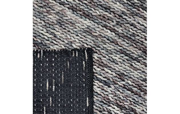 Goossens eco vloerkleed rif bruin wol - 8201424-07