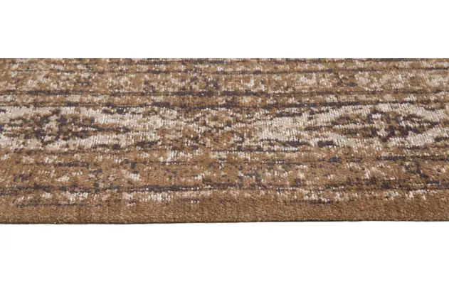Goossens basic vloerkleed canto bruin katoen - 8201541-05