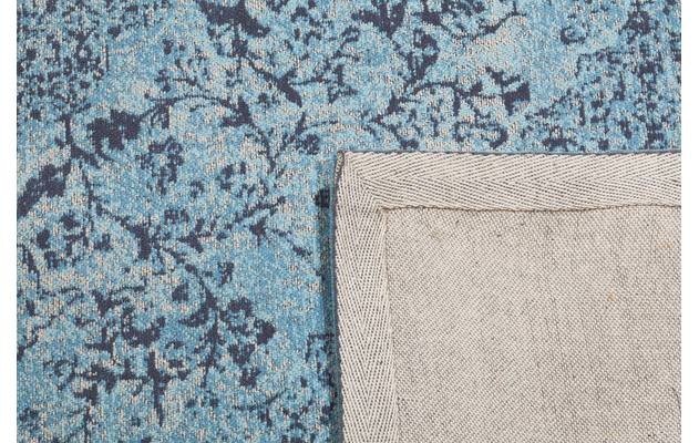 Goossens basic vloerkleed canto blauw katoen - 8201551-05