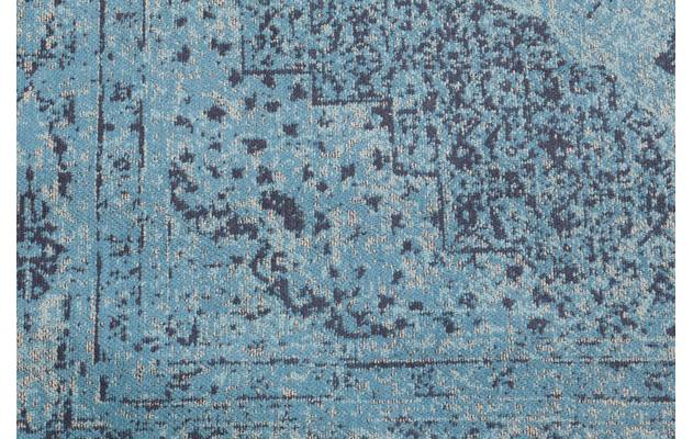 Goossens basic vloerkleed canto blauw katoen - 8201551-06